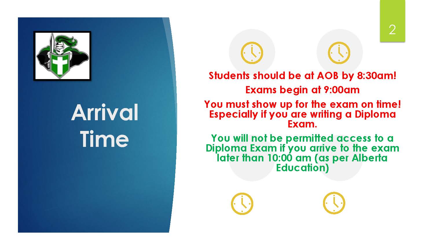 Final Exam PP Information 2025 2026 Page 2